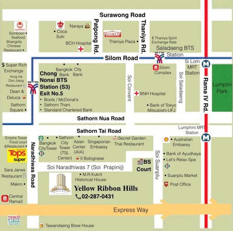 Yellow Ribbon Hills Boutique Suites Бангкок Экстерьер фото
